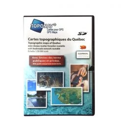 Toponav Maps and software Quebec's Topographical Cards (SD)