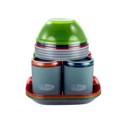 GSI Tableware Infinity 4 Person Deluxe Tableset 5 GSI Tableware Infinity 4 Person Deluxe Tableset -Deals Outdoors Store 251473 75400 EnsembleDeluxeEmpiles