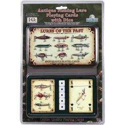 Rivers Edge Products Various gifts Lures of the Past Playing Cards and Dices