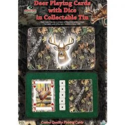 Rivers Edge Products Various gifts Deer themed playing cards and dice