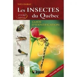 Broquet Outdoors books Les insectes du Québec