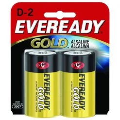 D2 Eveready Gold Alkaline Batteries
