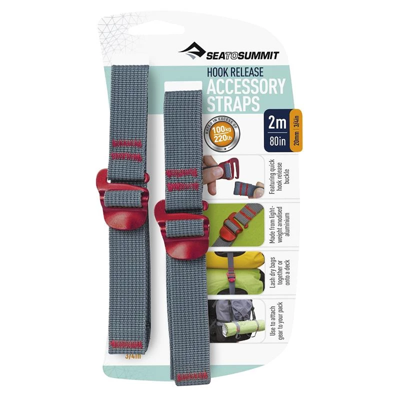 Sea to Summit Other Accessory Straps with Hook Release 4 Sea to Summit Other Accessory Straps with Hook Release - Image 2
