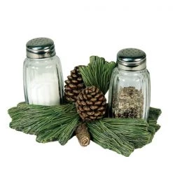 Rivers Edge Products Various gifts Pinecone salt and pepper shaker set