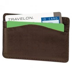 Travelon Accessories Safe ID Leather Card Sleeve 72218 9 Travelon Accessories Safe ID Leather Card Sleeve 72218 -Deals Outdoors Store 478548