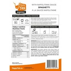 Happy Yak Camping food Spaghetti with Napolitana Sauce -Deals Outdoors Store 503834 m1 02