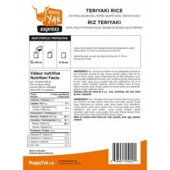Happy Yak Camping food Teriyaki Rice 6 Happy Yak Camping food Teriyaki Rice -Deals Outdoors Store 503859 m17 02