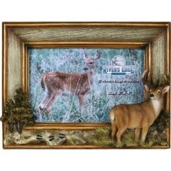 Rivers Edge Products Various gifts 4" x 6" Deer Picture Frame