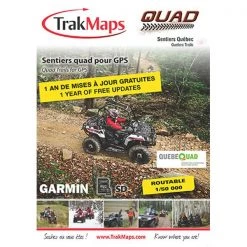 Trak Maps Maps and software ATV Quebec Map For Garmin GPS