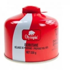 Olympia Fuel bottles Isobutane Fuel 230g
