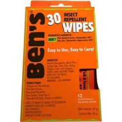 Ben's Bug spray and insect repellent lotions 0007-7085 Wipes