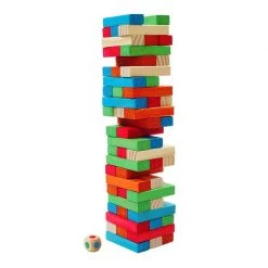 Outside Inside Various gifts Tumbling Tower Game