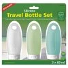 Coghlan's Personal care products Pack of 3 Silicone Travel Bottles -Deals Outdoors Store 598466 1559243786