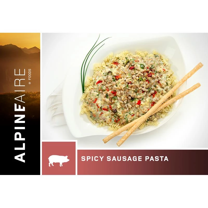 Alpine Aire Foods Camping food Spicy Sausage Pasta 4 Alpine Aire Foods Camping food Spicy Sausage Pasta - Image 2