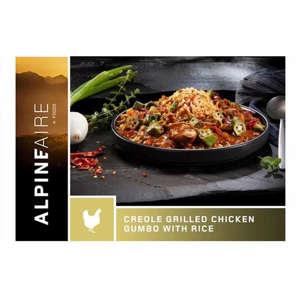 Alpine Aire Foods Camping food Creole Grilled Chicken Gumbo With Rice 3 Alpine Aire Foods Camping food Creole Grilled Chicken Gumbo With Rice