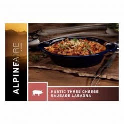 Alpine Aire Foods Camping food Rustic Three Cheese Sausage Lasagna