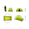 NEMO Equipment Family tents Dragonfly 2P Tent 2 NEMO Equipment Family tents Dragonfly 2P Tent -Deals Outdoors Store 814041019255 2P Dimensions