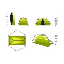 NEMO Equipment Family tents Dragonfly 2P Tent