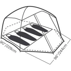 Eureka! Family tents Space Camp 4 Tent -Deals Outdoors Store A05470 2629112 5