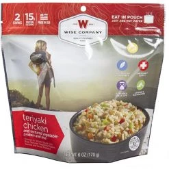 Wise Company Camping food Teriyaki Chicken and Rice