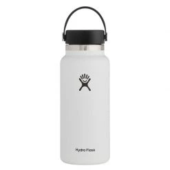 Hydro Flask Water bottles and hydration packs Hydra Wide Mouth 32oz Insulated Bottle -Deals Outdoors Store A29876 w32ts2 white 1636746446