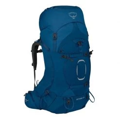 Osprey Expedition backpacks Men's Aether 65 Backpack -Deals Outdoors Store AETHER6560 aether65f20 s21 side deepwaterblue 1623942204
