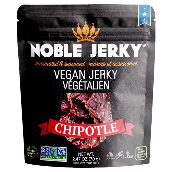 Noble Jerky Camping food Chipotle Vegan Jerky 3 Noble Jerky Camping food Chipotle Vegan Jerky