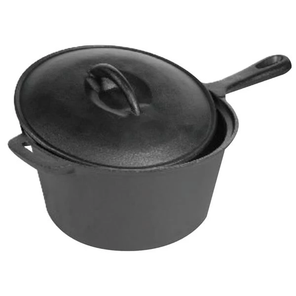 World Famous Camping cookware Cast Iron Saucepan 1346 3 World Famous Camping cookware Cast Iron Saucepan 1346