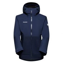 Mammut Windbreaker jackets Women's Convey Tour HS Hooded Jacket -Deals Outdoors Store B25052