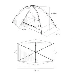 Qaou 1-3 person tents Beluga 6 in 1 Hammock Tent 9 Qaou 1-3 person tents Beluga 6 in 1 Hammock Tent -Deals Outdoors Store DIM 1660913760