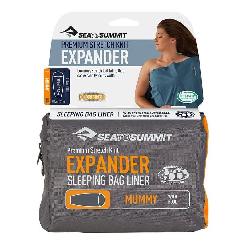 Sea to Summit Camping pillows and accessories Expander Mummy Double Sleeping Bag Linner 4 Sea to Summit Camping pillows and accessories Expander Mummy Double Sleeping Bag Linner - Image 2