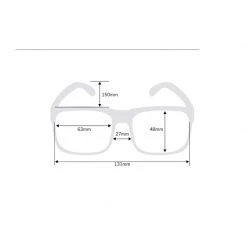 Ryders Sports glasses Spitfire Standard Sunglasses -Deals Outdoors Store R894 002 dimensions