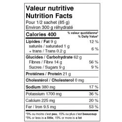 Treko Camping food Sugar Shack Beans -Deals Outdoors Store VN Beans finale crop